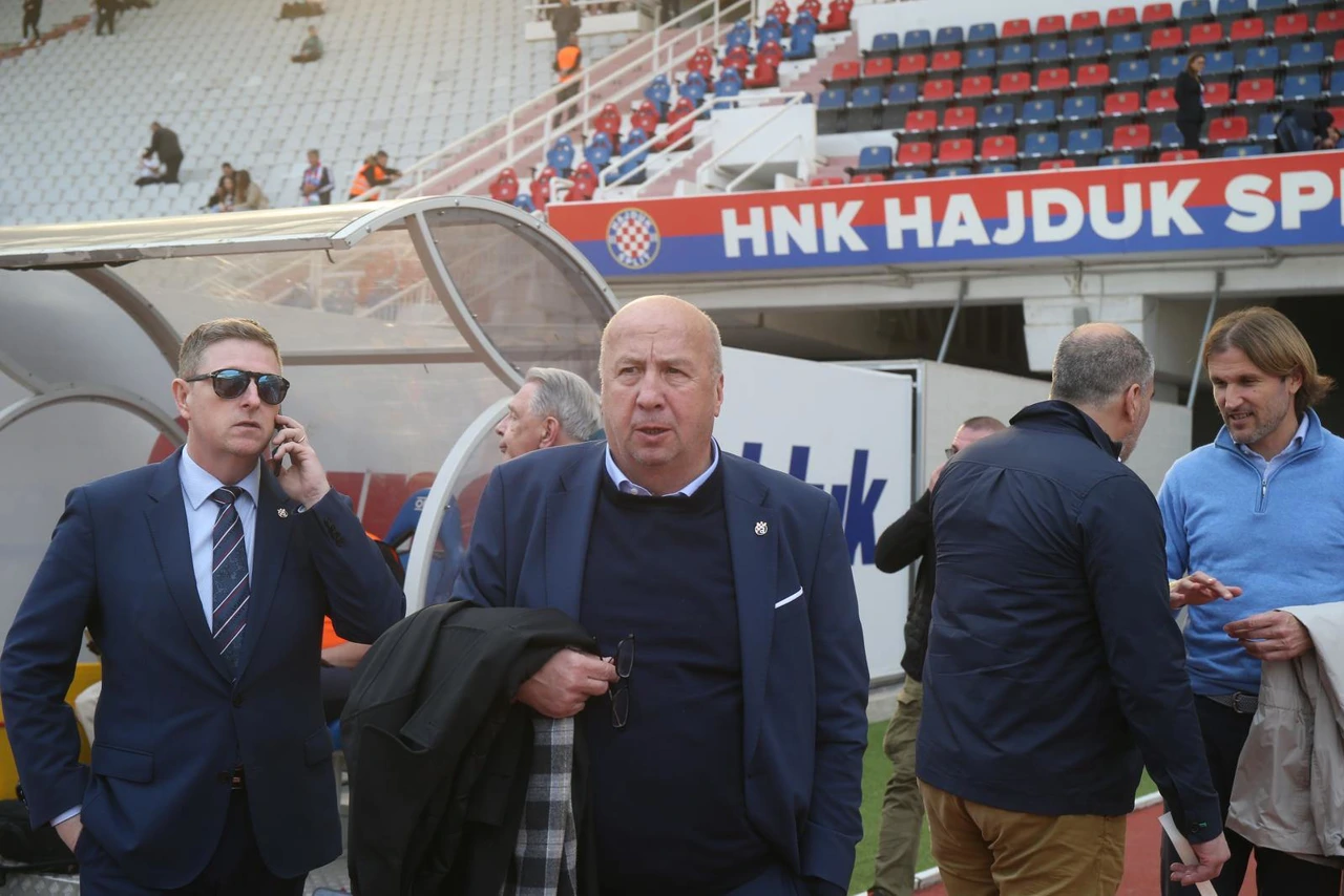 Predsjednik Dinama Velimir Zajec na Poljudu
