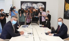 Sastanak Plenkovića i Tomaševića u Banskim dvorima, Foto: Marko Prpić/PIXSELL