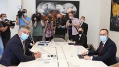 Sastanak Plenkovića i Tomaševića u Banskim dvorima