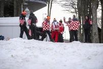 Pripreme za žensku slalomsku utrku Snow Queen Trophy 2023., Foto: Matija Habljak/PIXSELL