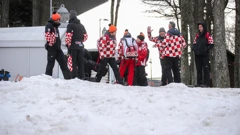 Pripreme za žensku slalomsku utrku Snow Queen Trophy 2023.