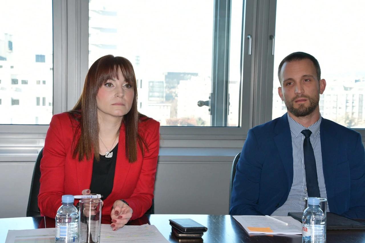 Bivša ministrica Nataša Tramišak i budući ministar Šime Erlić