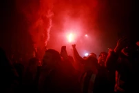 Vatreni doček za igrače Liverpoola, Foto: Phil Noble/REUTERS
