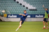 Trening nogometaša Dinama u Varšavi, Foto: Matija Habljak/PIXSELL