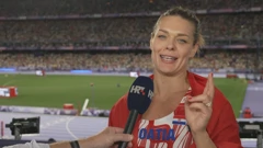 Sandra Elkasević za HRT nakon osvajanja bronce 