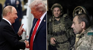 Vladimir Putin i Donald Trump / Pripadnici 152. ukrajinske brigade u Pokrovsku