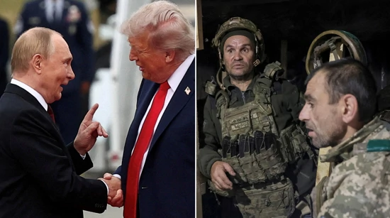 Vladimir Putin i Donald Trump / Pripadnici 152. ukrajinske brigade u Pokrovsku