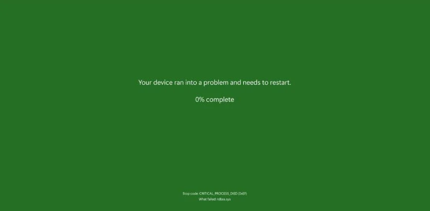 Zamjena za "BSoD"