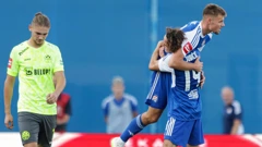 Slavlje nogometaša Dinama