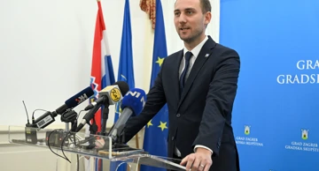 Predsjednik Gradske skupštine Grada Zagreba Matej Mišić održao konferenciju za novinare