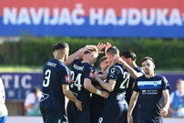 Slavlje igrača Osijeka, Foto: Ante Čizmić/CROPIX