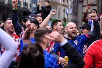 Hrvatski navijači u Beču, Foto: Igor Soban /PIXSELL