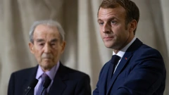 Robert Badinter i Emmanuel Macron