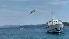 Kanaderi gase požar blizu Vodica, Foto: HRT/HTV