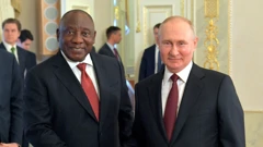 Vladimir Putin i Cyril Ramaphosa