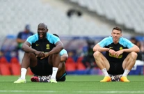 Romelu Lukaku i Robin Gosens, Foto: Molly Darlington/REUTERS