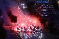 Karusel Torcide uoči utakmice s Dinamom, Foto: Ivo Cagalj/PIXSELL