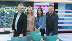 Dio voditeljskog tima emisije "Dobro jutro, Hrvatska"