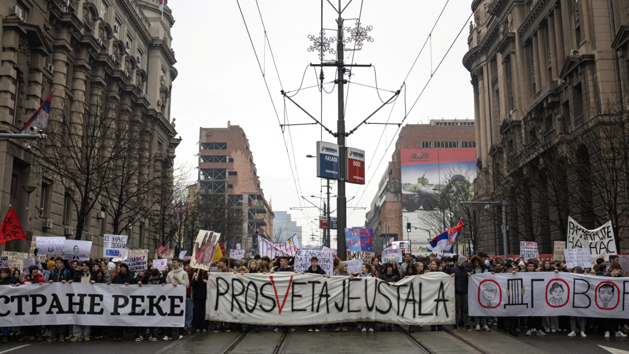 Prosvjed u Beogradu 24. siječnja 2025.