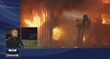 Požar u neboderu Vjesnik
