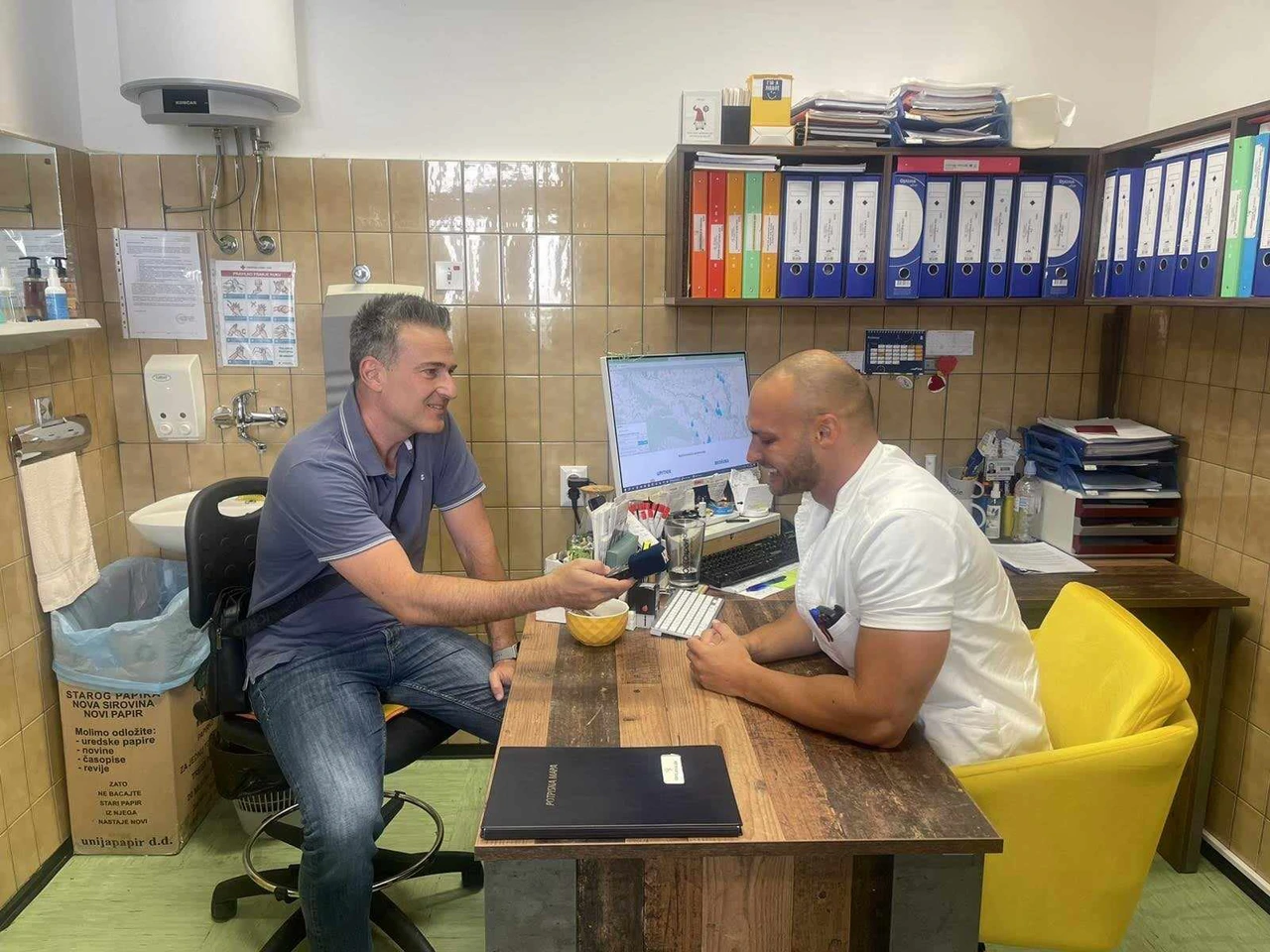 Hrvoje Sučić u razgovoru za Radio Osijek, Foto: Krunoslav Inhof/HRT Radio Osijek