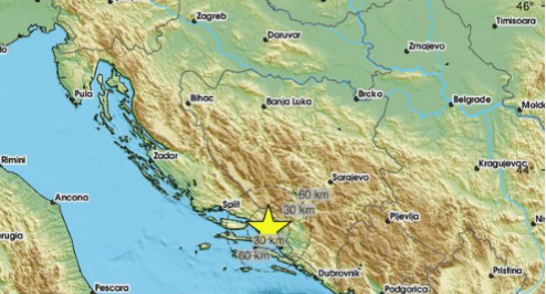 Potresi kod Pelješca