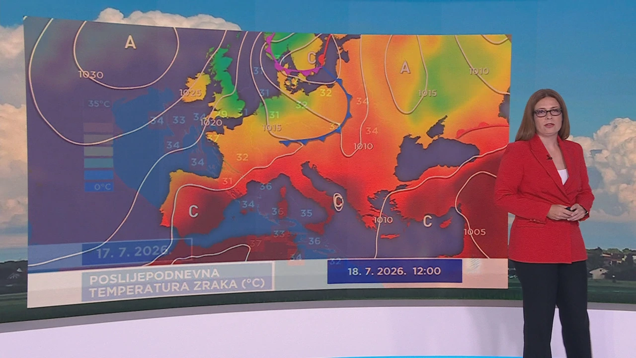 Vremenska prognoza, Foto: HTV/HRT