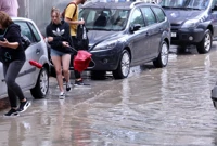 Obilna kiša u Splitu, Foto: Ivo Cagalj/PIXSELL