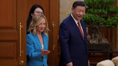 Giorgia Meloni i Xi Jinping 