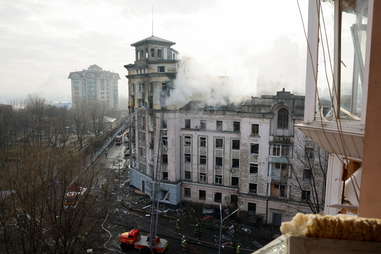 Kijev jutros nakon napada, Foto: Alina Smutko/REUTERS