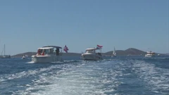 Prosvjed stanovnika Prvića i Zlarina protiv Jadrolinije, Foto: HTV/HRT