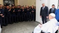 Papa Franjo posjetio je Okružni zatvor Regina Coeli