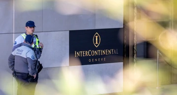Hotel Intercontinental u Ženevi, mjesto sastanka kineske i američke delegacije
