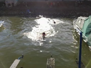 Skok u Dravu, Foto: Vlatko Franjin/HRT Radio Osijek