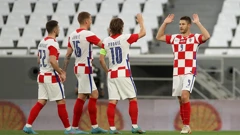 Slavlje igrača Hrvatske