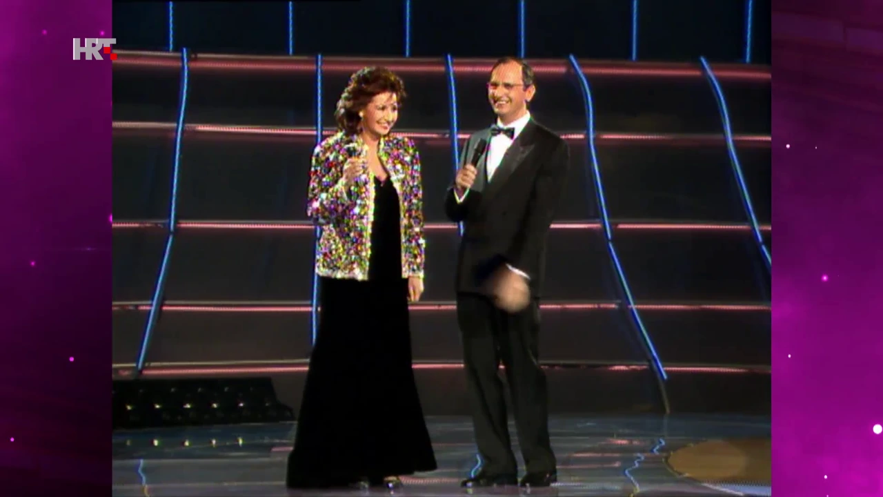 Helga Vlahović i Oliver Mlakar, Foto: HTV/HRT