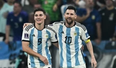Julian Alvarez i Lionel Messi, Foto: Dylan Martinez/REUTERS