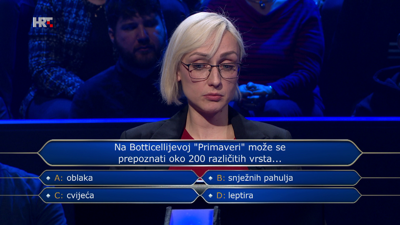 Ana Lović, Foto: Tko želi biti milijunaš?/HRT