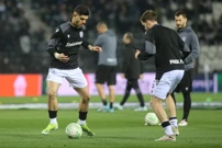 Zagrijavanje igrača PAOK-a, Foto: MEGA PRESS/PIXSELL