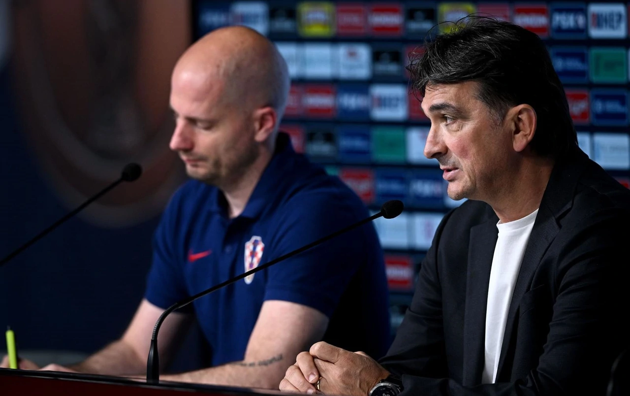 Zlatko Dalić na konferenciji za medije u Neuruppinu