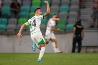 Ratnik slavi gol Olimpije, Foto: Matija Habljak/PIXSELL