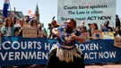 Prosvjed aktivista ispred ICJ-a