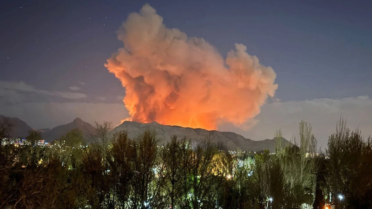 Američki napad na iransko skladište streljiva, Foto: cyberboroshno_world/Telegram