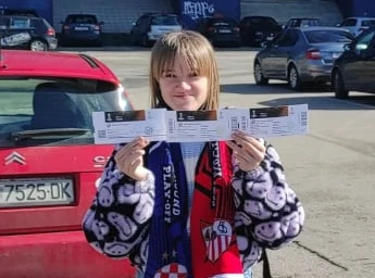 Navijačica Dinama, Foto: Privatni album/-