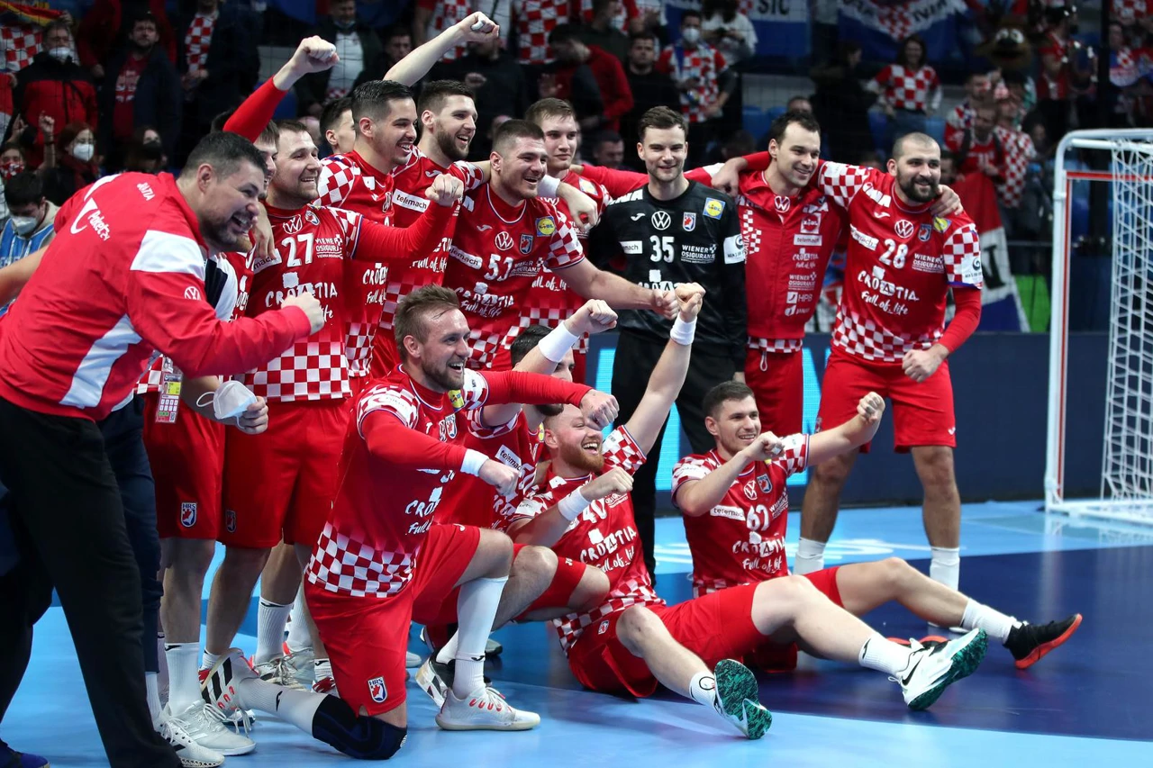 Slavlje igrača nakon pobjede