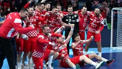 Slavlje igrača nakon pobjede