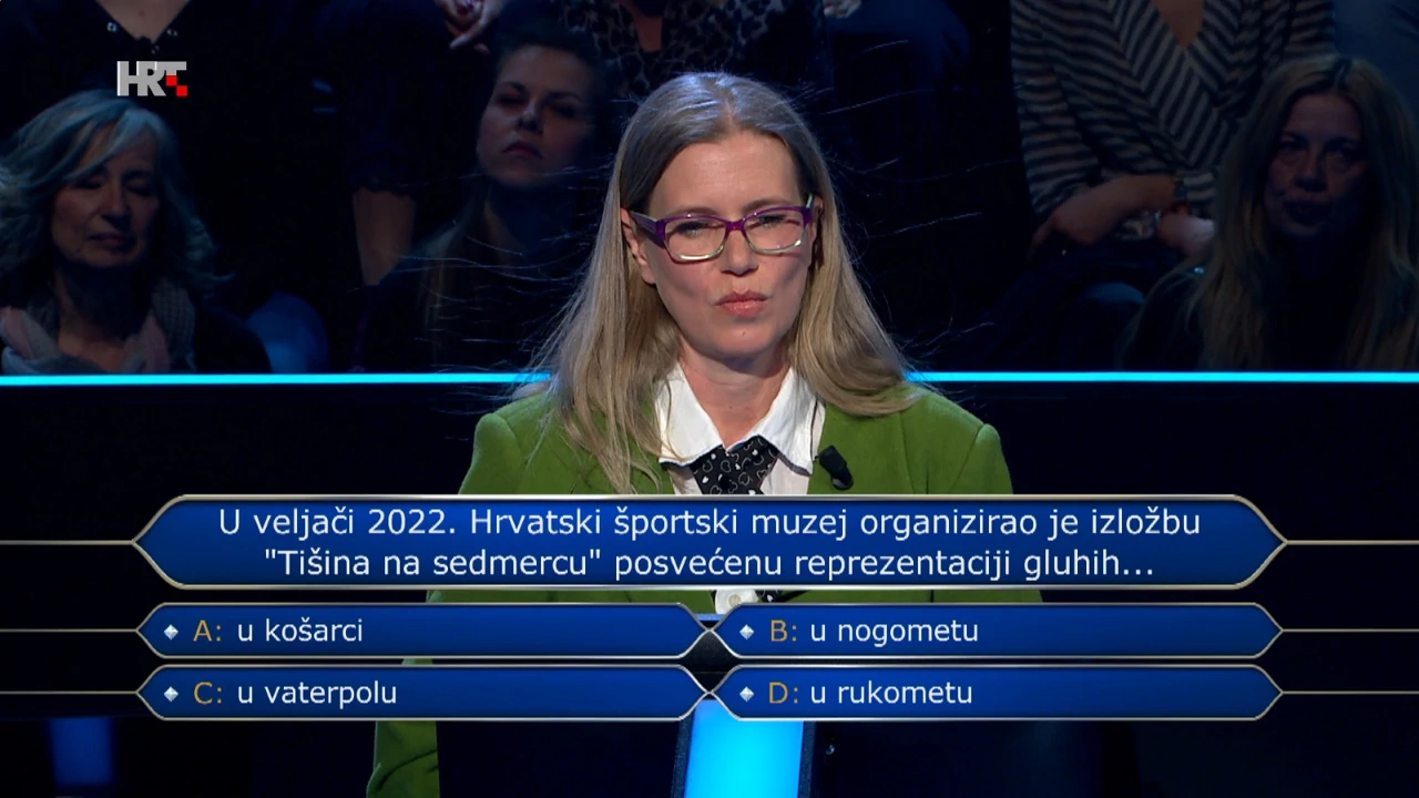 Verica Vojnović, Foto:  Tko želi biti milijunaš?/HRT