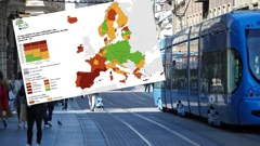ECDC,  je objavio ažuriranu korona-kartu Europe