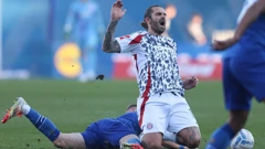 Marko Livaja u utakmici s Dinamom