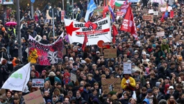 Prosvjed protiv obveznog vojnog roka u Berlinu